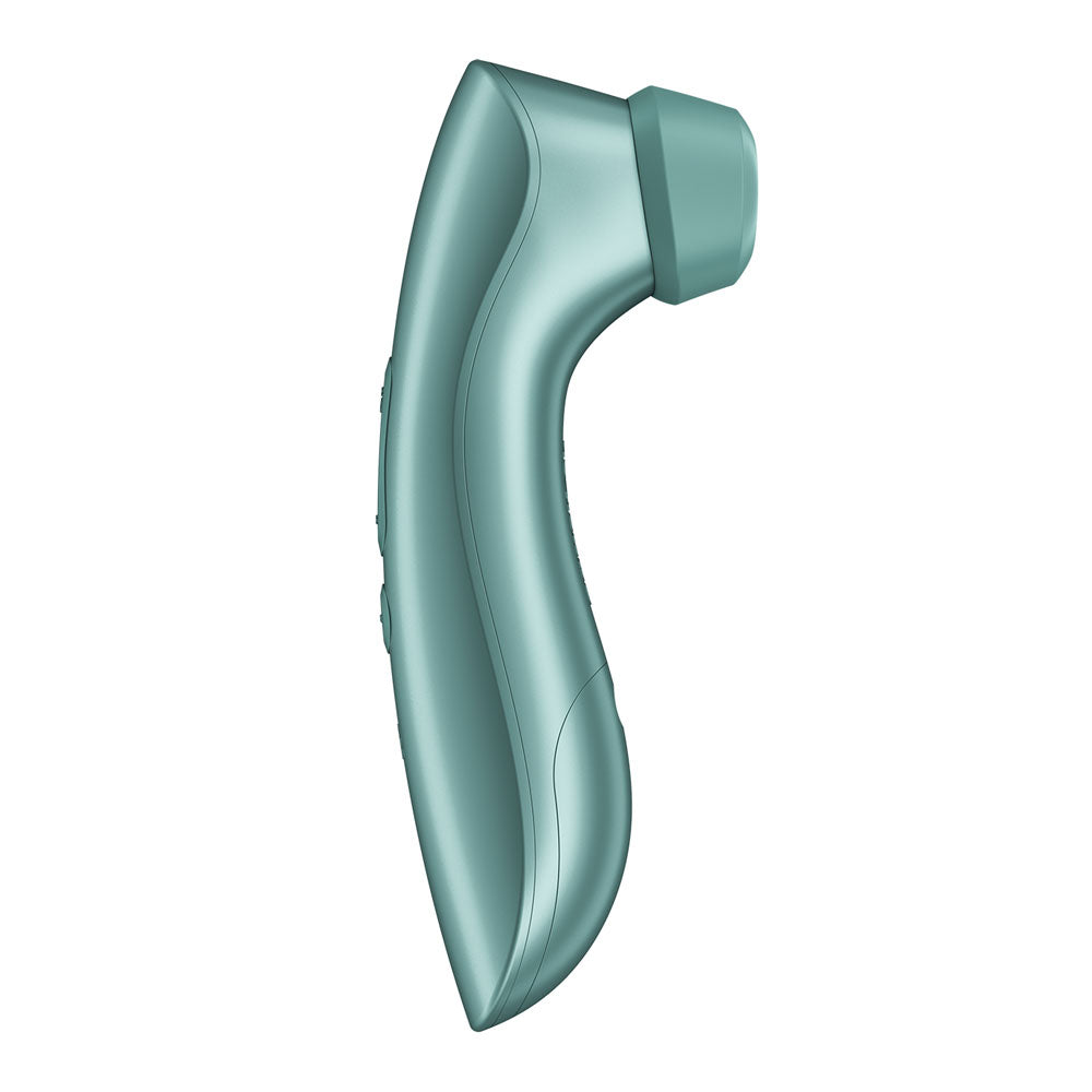 Satisfyer Pro 2+ Battery Series - Mint Green Air Pulse Clitoral Stimulator with Vibration