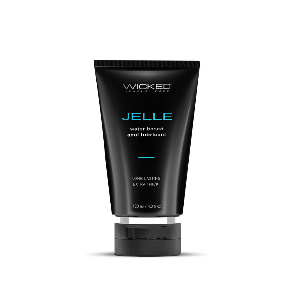 Wicked Jelle - Water Based Anal Lubricant - 120 ml (4 oz) Bottle