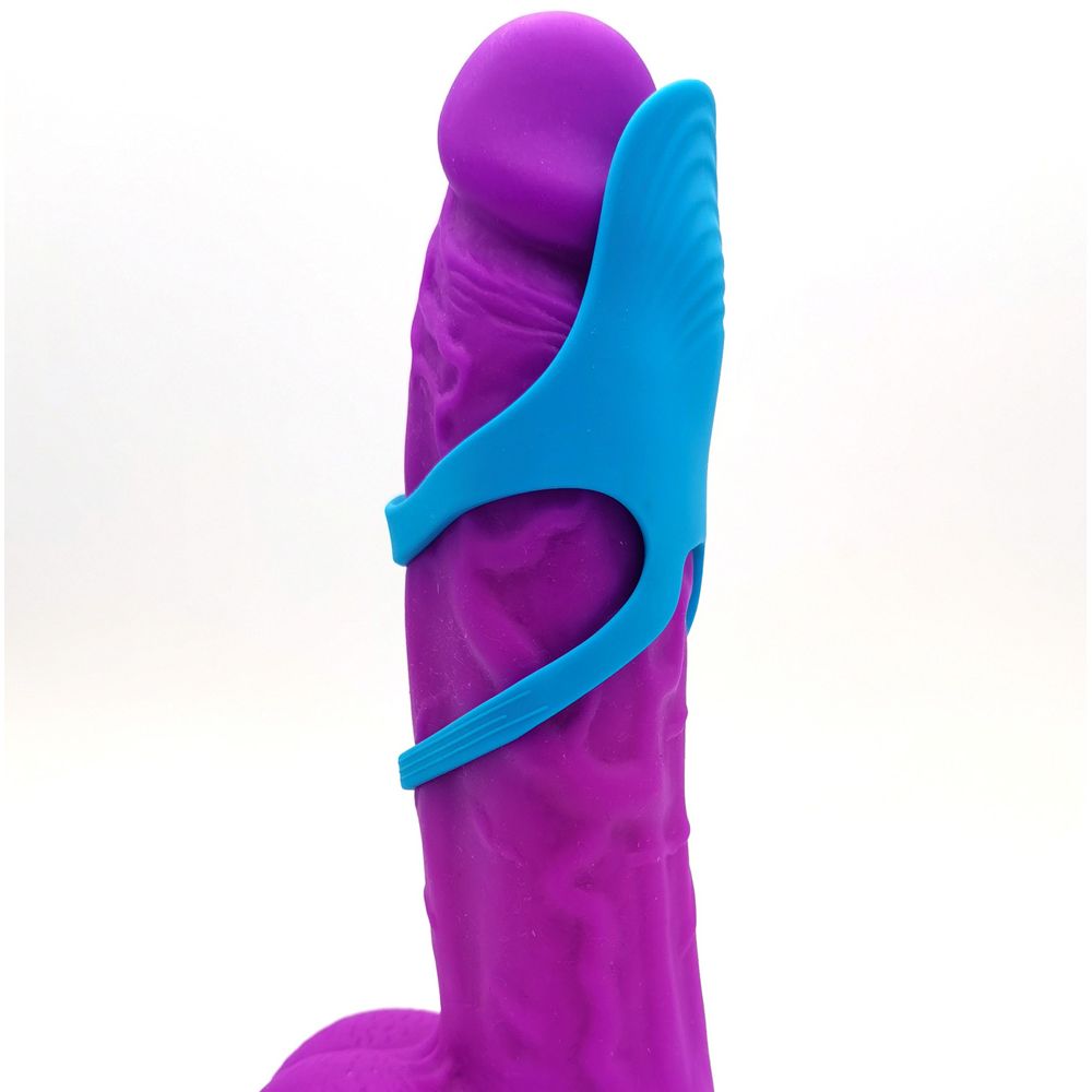 Maia GRIFFIN - Blue Silicone Cock Ring