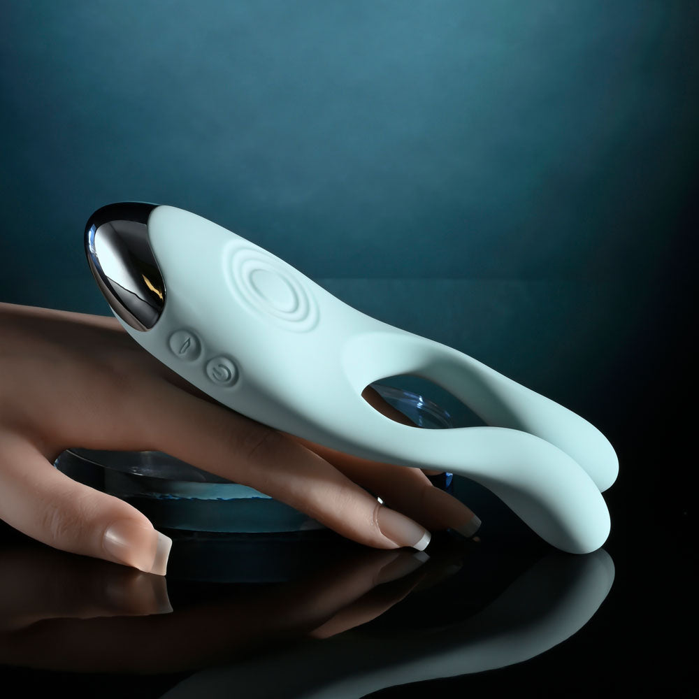 Evolved COUPLES THERAPY - Teal USB Rechargeable Couples Stimulator