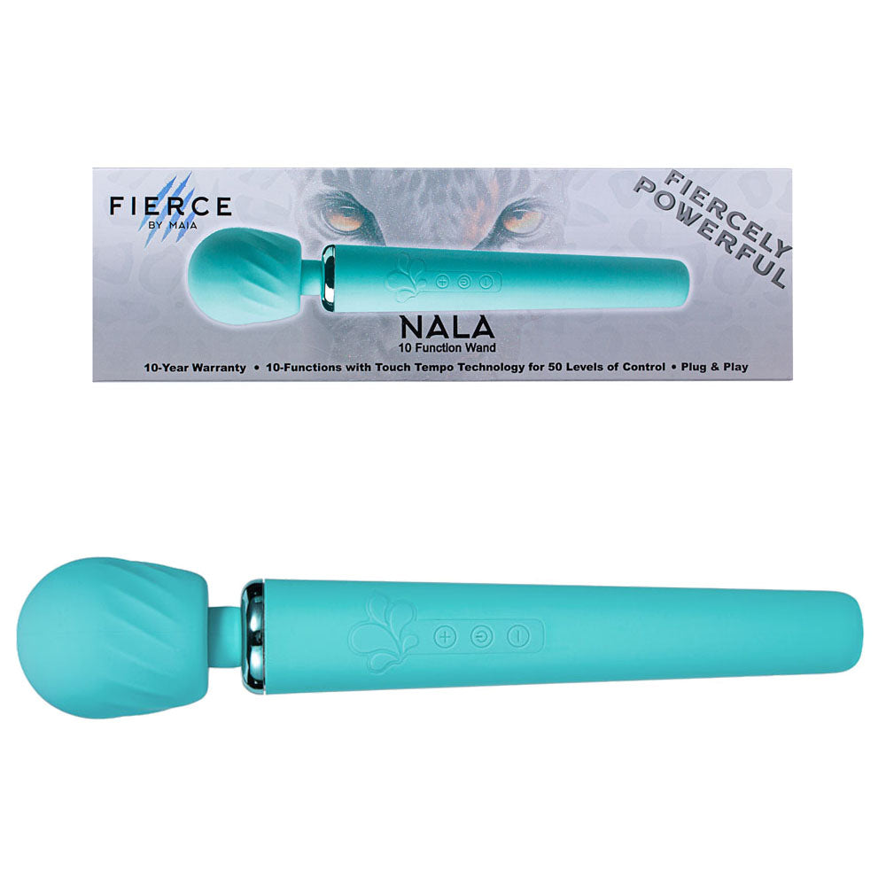Maia NALA - Blue - Blue 30 cm USB Rechargeable Massage Wand