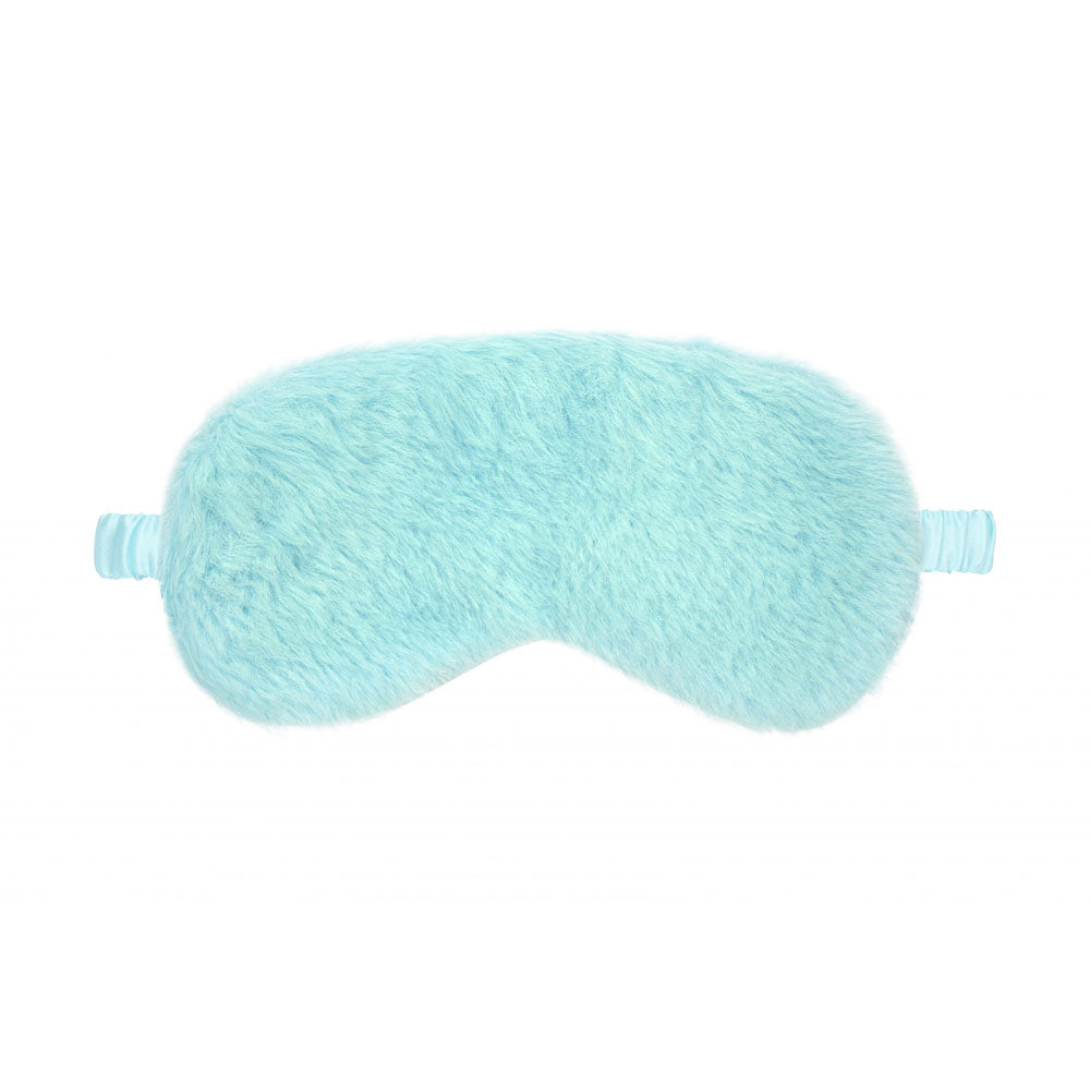 OUCH! Fluffy Mask - Powder Blue - Powder Blue Fluffy Eye Mask