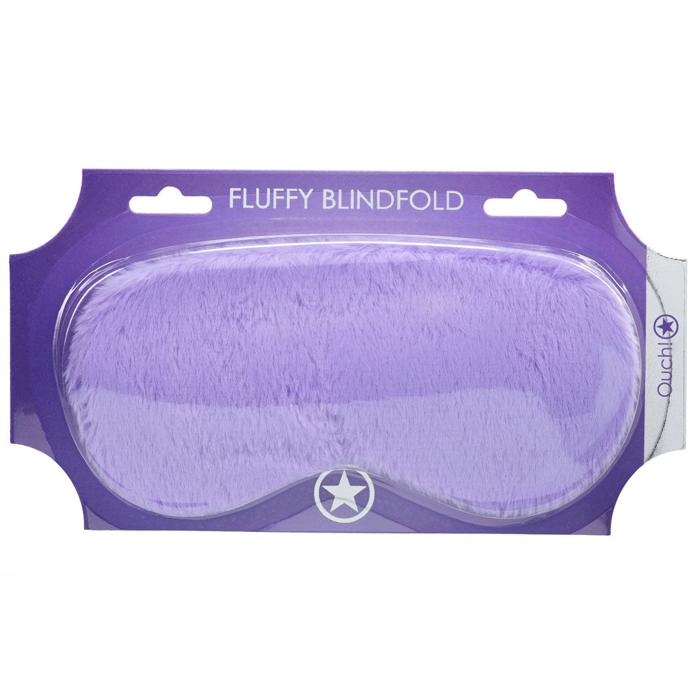 OUCH! Fluffy Mask - Purple - Purple Fluffy Eye Mask