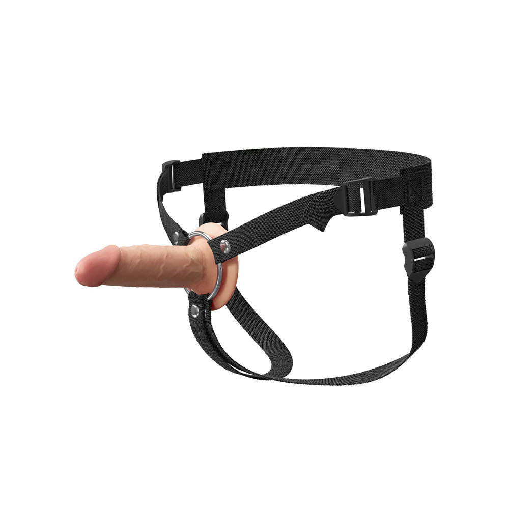Fantasy X-Tensions Elite 5'' Silicone Hollow Strap-On - Flesh - Flesh 14 cm Hollow Strap-On