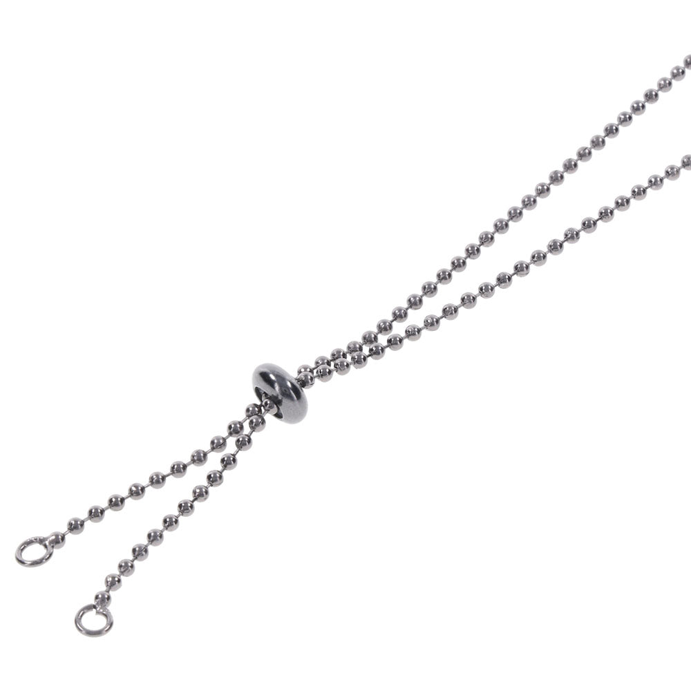 S&M Exs & Ohs Body Jewelry with Nipple Ties - Metal Chain with Nipple Ties