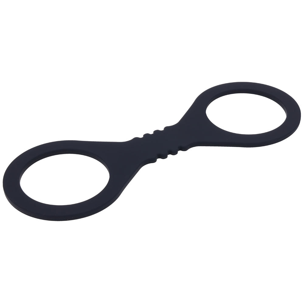 Sex & Mischief Shadow Small Silicone Cuffs - Black Small Restraints