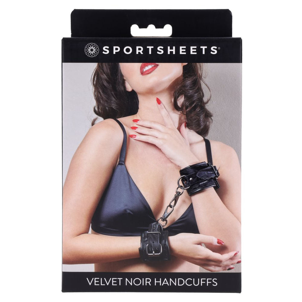 SPORTSHEETS Velvet Noir Silicone Nipple Suckers - Black/Grey Nipple Suckers - Set of 2
