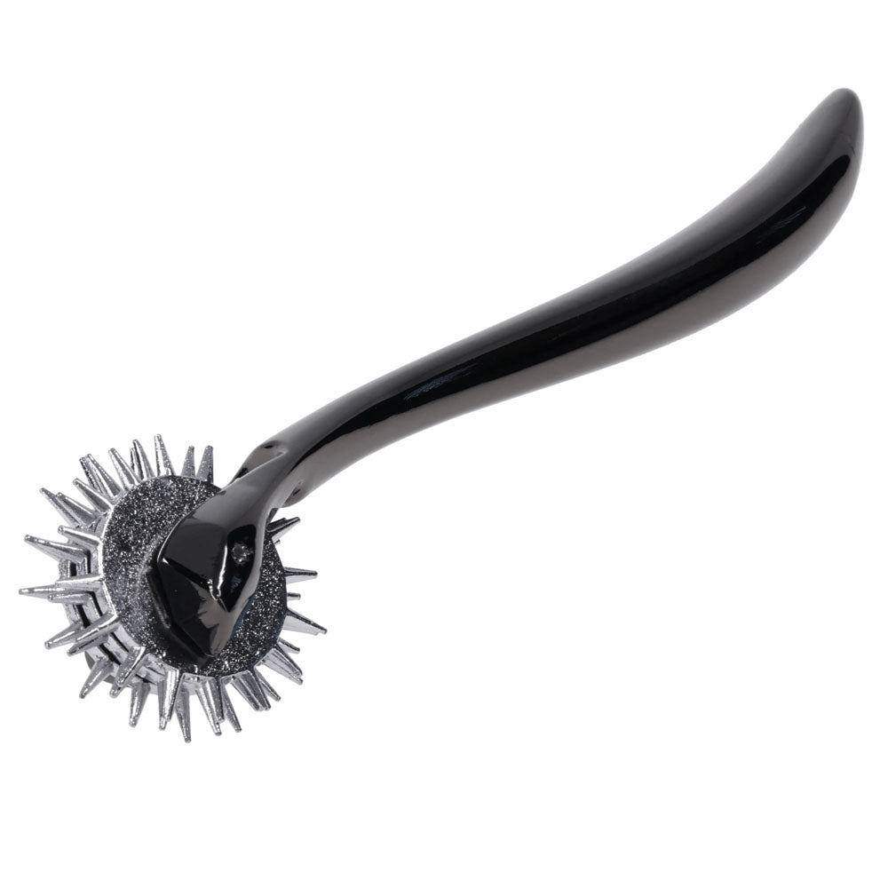 SPORTSHEETS Signature Wartenberg Wheel - Black/Silver Sensation Play Item
