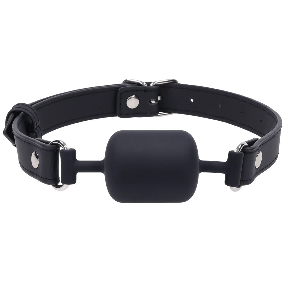 SPORTSHEETS Signature Midnight Muse Barrel Gag - Black Mouth Restraint