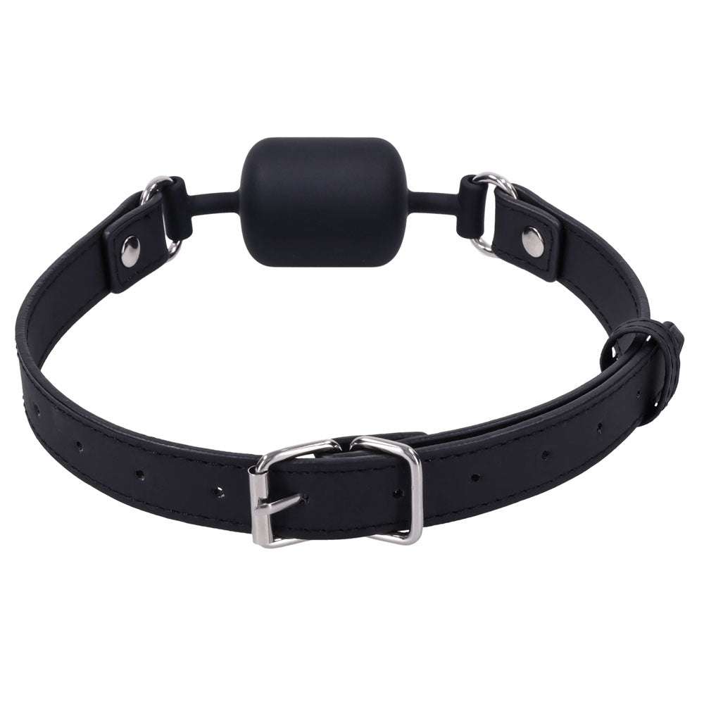 SPORTSHEETS Signature Midnight Muse Barrel Gag - Black Mouth Restraint
