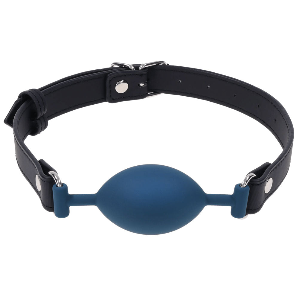SPORTSHEETS Signature Twilight Tease Oval Gag - Blue Mouth Restraint