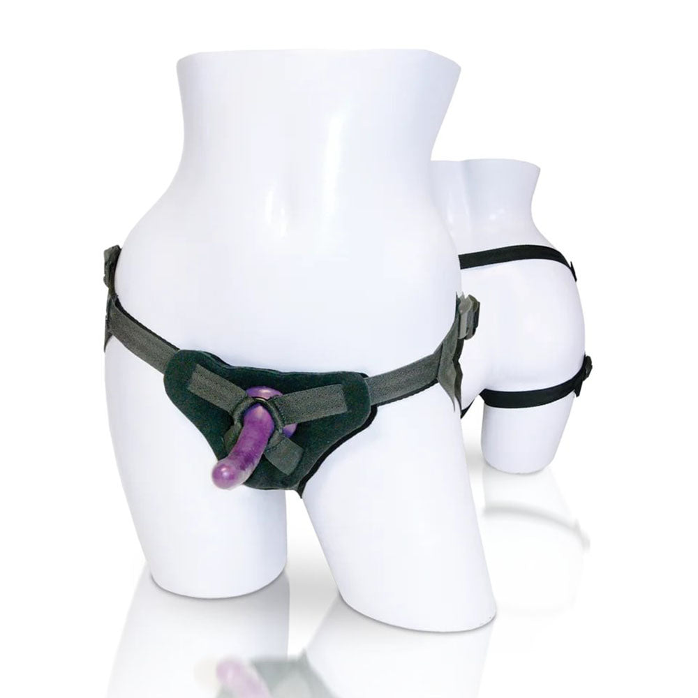 SPORTSHEETS New Comers Strap-On - Purple 12.7 cm Strap-On